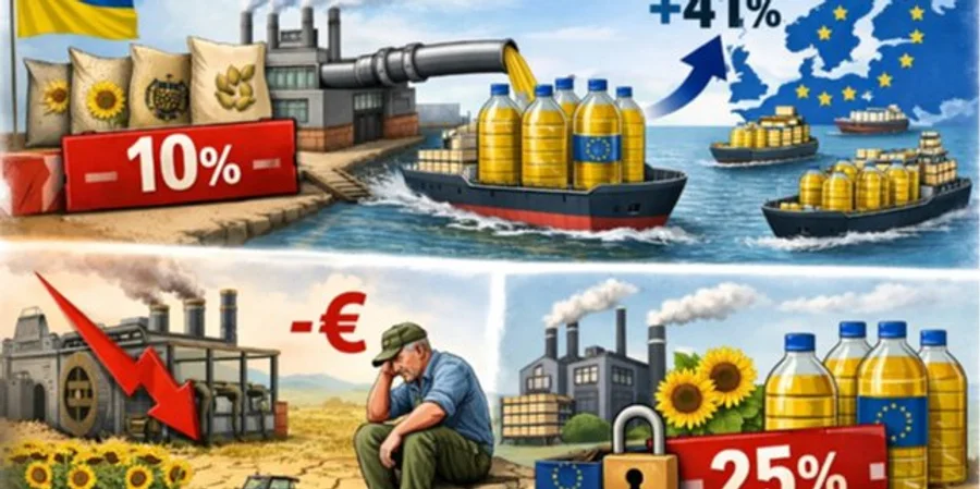 Уже почали жалітися. Європейці програють українським виробникам олії на власному ринку — перші результати дії мит на експорт насіння Уже почали жалітися. Європейці програють українським виробникам олії на власному ринку — перші результати дії мит на експорт насіння