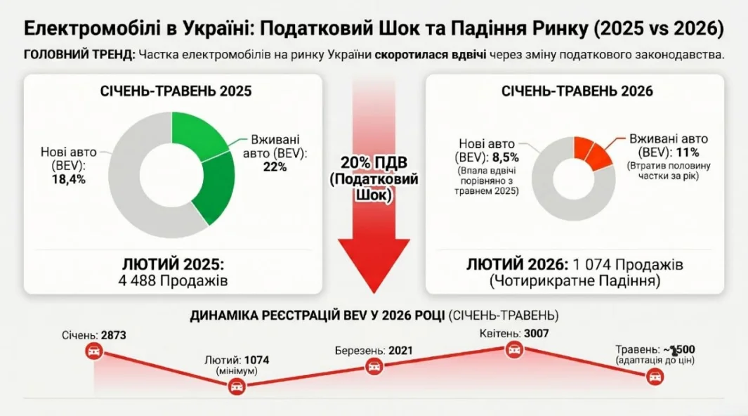 В інфраструктурі ще є прогалини. Як податки підірвали ринок електромобілів, але не зупинили його розвиток — аналіз NV В інфраструктурі ще є прогалини. Як податки підірвали ринок електромобілів, але не зупинили його розвиток — аналіз NV