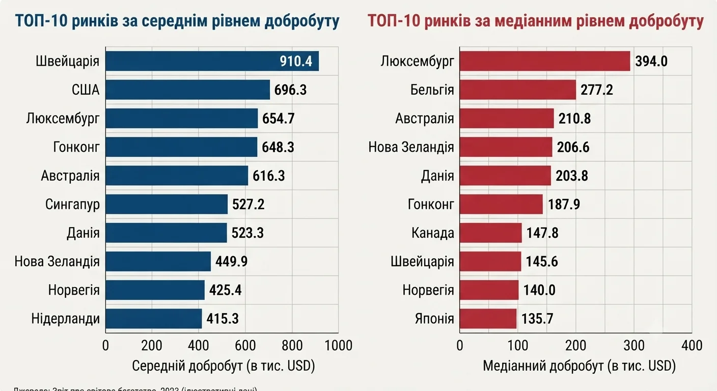 Клуб обраних. В яких країнах з’являється найбільше багатіїв — головне зі звіту Global Wealth Report Клуб обраних. В яких країнах з’являється найбільше багатіїв — головне зі звіту Global Wealth Report