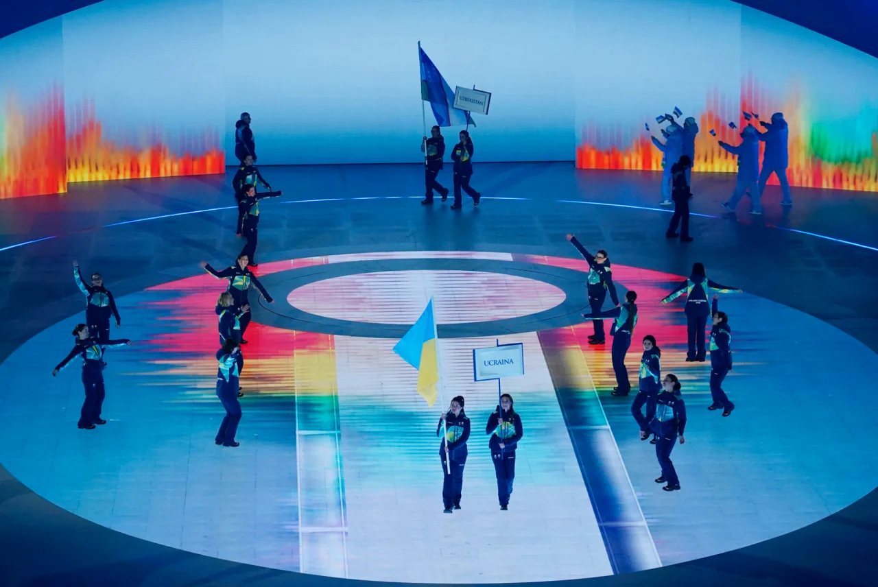 На церемонії відкриття Паралімпіади-2026 винесли прапор України, проігнорувавши вимогу НПК — фото На церемонії відкриття Паралімпіади-2026 винесли прапор України, проігнорувавши вимогу НПК — фото